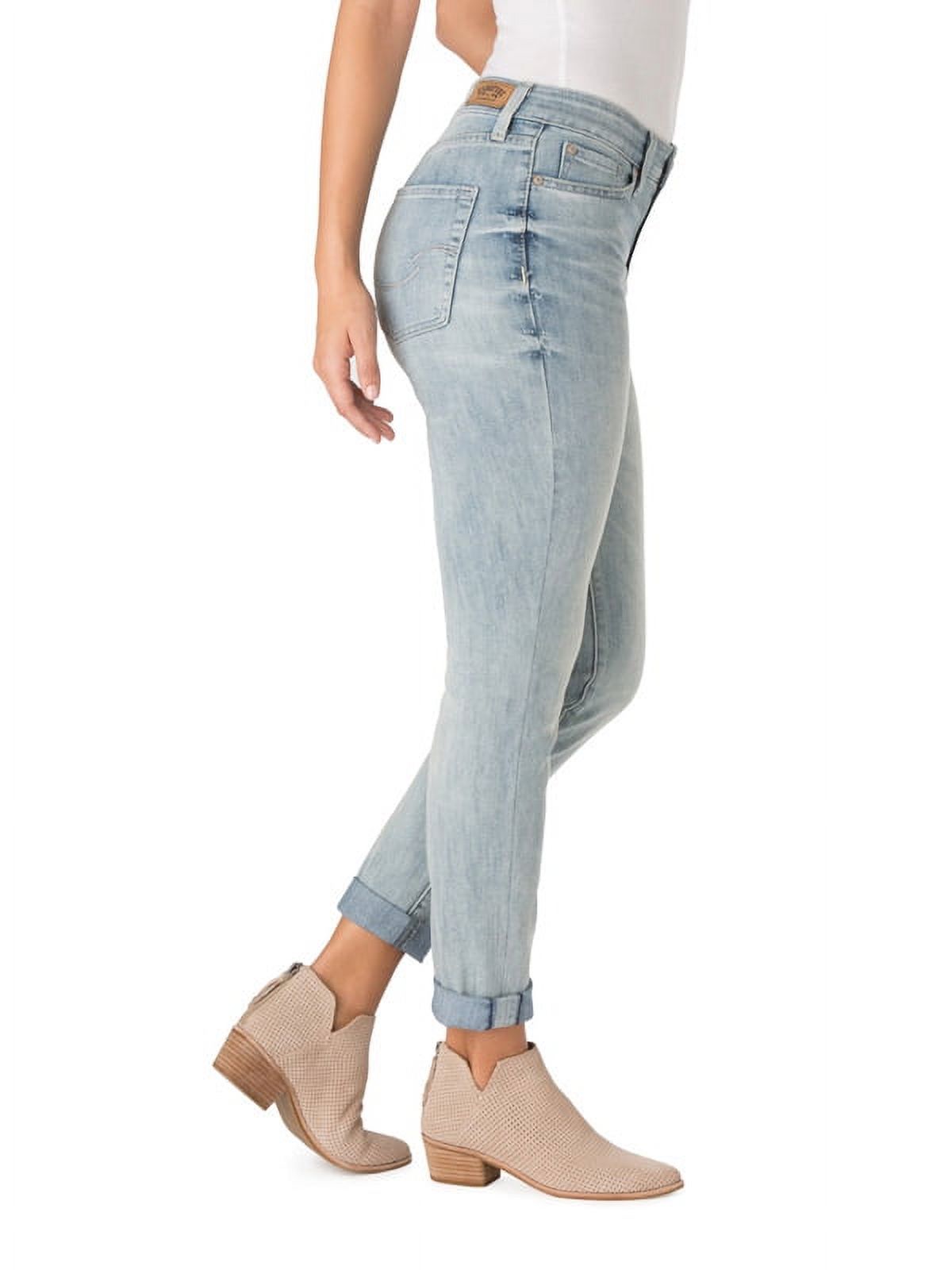 Signature by Levi Strauss & Co. Women's Mid Rise Slim Cuffed Jeans