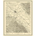 thumbnail image 3 of USGS 12x14 Black Modern Framed Museum Art Print Titled - Salinas California Quad - USGS 1912, 3 of 5
