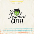 thumbnail image 4 of Inktastic Halloween So Franken Cute Girls Baby Dress, 4 of 5