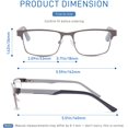 thumbnail image 2 of Gafas de lectura multifocales progresivas ZERPEET, paquete de 2, para hombre, 2 of 7