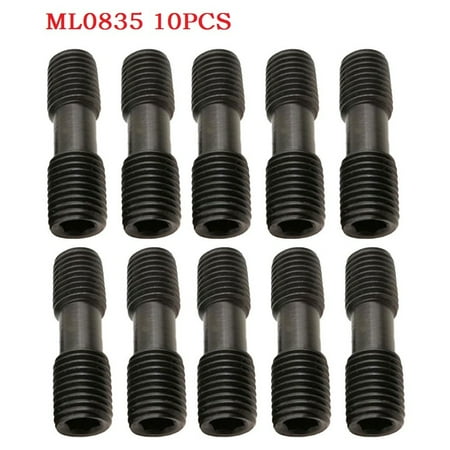 

RANMEI 10pcs ML0520 ML0620 ML0625 Double Head Screws CNC Lathe For Turning Tool Holder