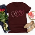 thumbnail image 2 of Utoimkio T Shirts for Women Valentine's Day Heart Print Shirts for Women Casual Loose Fit Summer Short Sleeve Tee Blouse Tops for Women, 2 of 5