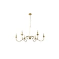 thumbnail image 6 of Living District Rohan 48 inch chandelier in brass, 6 of 10