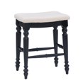 thumbnail image 1 of Hunter Black Backless Counter Stool, 1 of 9