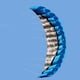 thumbnail image 3 of Cometa inflable Parafoil Zulema Azul Cometa acrobática de surf, 3 of 8