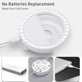 thumbnail image 5 of KIQ Premium Recharchable Clip-On 3 Light Mode Selfie Ring Light with 36 LED for Mobile Phone or Laptop with Bright LED Fill Light (White), 5 of 10