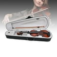 thumbnail image 1 of 3/4 Violin Starter Kit, Fine Workmanship Dual Shoulder Case Vintage Violin Set Excellent Resonance 4 Spare Strings with Bow for Stage Performance, 1 of 7