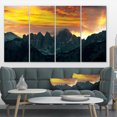 thumbnail image 1 of Whitney Mountains under Cloudy Sky - Oversized Landscape Canvas Art, 1 of 3