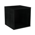 thumbnail image 6 of Lavish Home Contemporary Stackable Modular Cube End Table (Black), 6 of 8