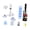 1, variant on High Efficiency Professional Car Windshield Restoration Set None Toxic Materials Includes Curing Lamp Nighttime Solution