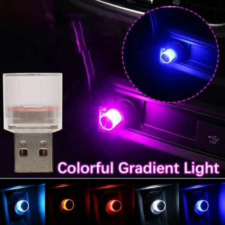 

Suiluo Car Interior Atmosphere Lamps Mini Lamp Bulb LED USB Light Car Accessory