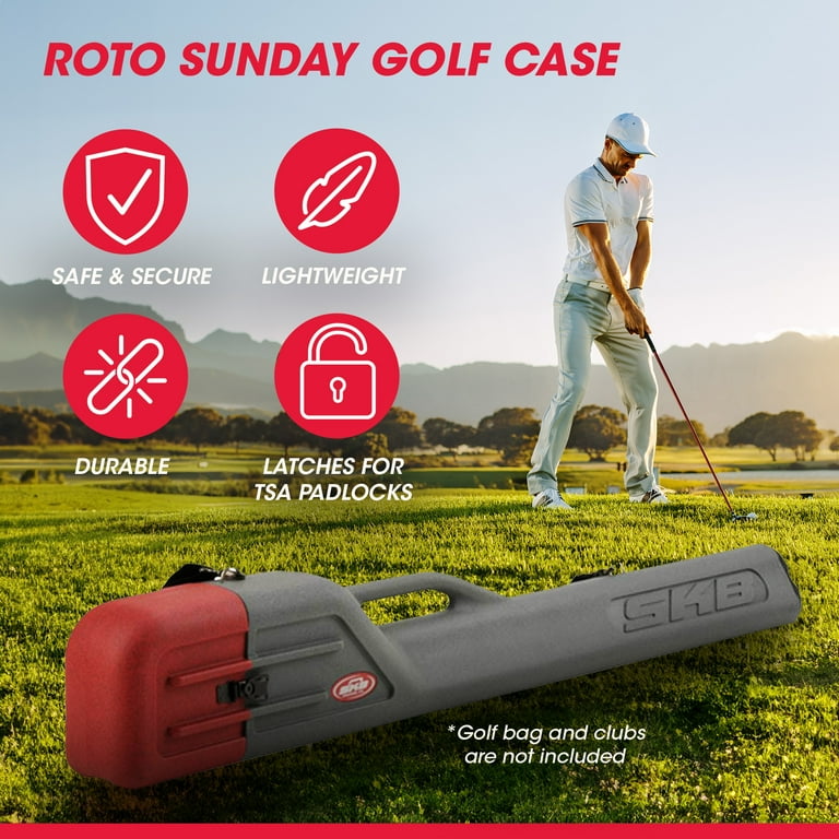 SKB Cases Lightweight Hard Plastic Roto Golf Club Airline Travel Case