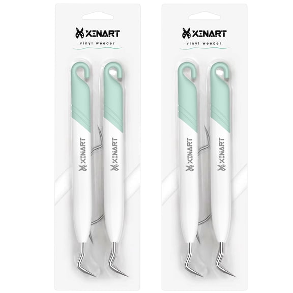 XINART Vinyl Weeding Tools Set 2 Pcs Weeder Tool Kit for Heat Transfer Vinyl HTV Transfer Tape Paper Craft Permament Vinyl Weeder