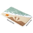 thumbnail image 3 of AuroraX Blue Bath Rugs for Bathroom Floor Non Slip OceanRug,Single Washable Plush Quick Drying Shower Rugs for Bathroom Anti Slip Extra Soft Shower Mats for Inside Shower, 3 of 6