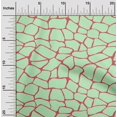thumbnail image 1 of oneOone Georgette Viscose Mint Fabric Giraffe Animal Skin Craft Projects Decor Fabric Printed By The Yard 42 Inch Wide, 1 of 4