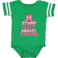 thumbnail image 3 of Inktastic Stomp Out Breast Cancer with Pink Cowgirl Boots Boys or Girls Baby Bodysuit, 3 of 5