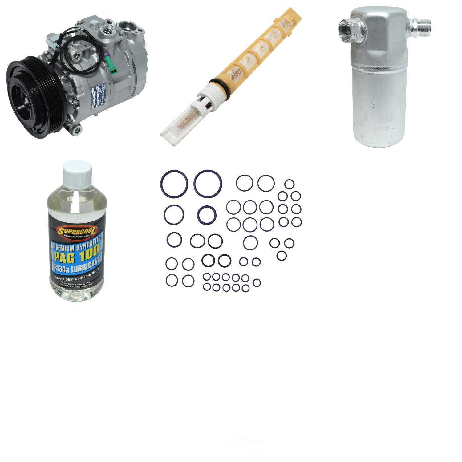 A/C Compressor and Component Kit -- Compressor Replacement Kit Fits select: 1997-1998 AUDI A6, 1995 AUDI S6