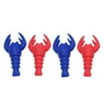 thumbnail image 4 of Masteelf 4pcs Animal Lobster Shape Wine Stopper Silicone Bottle Stoppers for Bar Home Restaurant (Random Color), 4 of 8