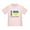 Pink, variant on - I Love Ukraine Native Ukrainian Flag T Shirt - Cute Toddler T-Shirt, 100% Cotton