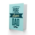 thumbnail image 2 of Occasion Fathers Day 100% Super Dad Greetings Card Plus Envelope Blank inside, 2 of 3