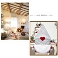 thumbnail image 6 of Bueautybox Santa Hat Chair Back Suit Slipcovers for Home Kitchen Dining Room Holiday Party, 6 of 6
