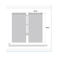 thumbnail image 3 of Cortina Premium 2 Paneles 280x220cm Para Ventana Habitación Sala Color Plata, 3 of 3