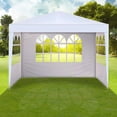 thumbnail image 1 of Carpa Toldo 3x3 Metros con Paredes Y Ventanas Reforzado Plegable Impermeable Facil Armado Y Transporte para Jardín Casa Exterior Uso Rudo Acero Lona(Blanco), 1 of 7