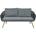 thumbnail image 2 of Juego de Muebles de Jardin Jardimex Rattan 5 Pz Doble Mesa Negro, 2 of 6