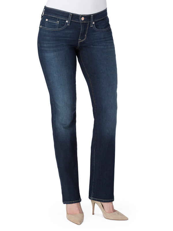 Signature by Levi Strauss & Co. Women's Curvy Straight Jeans - Walmart.com