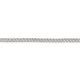 thumbnail image 5 of Auriga Fine Jewelry 925 Sterling Silver 4mm Pave Curb Chain Necklace 24inch for Women, 5 of 6