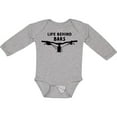 thumbnail image 3 of Inktastic Life Behind Bars Mountain Bike Boys or Girls Long Sleeve Baby Bodysuit, 3 of 5