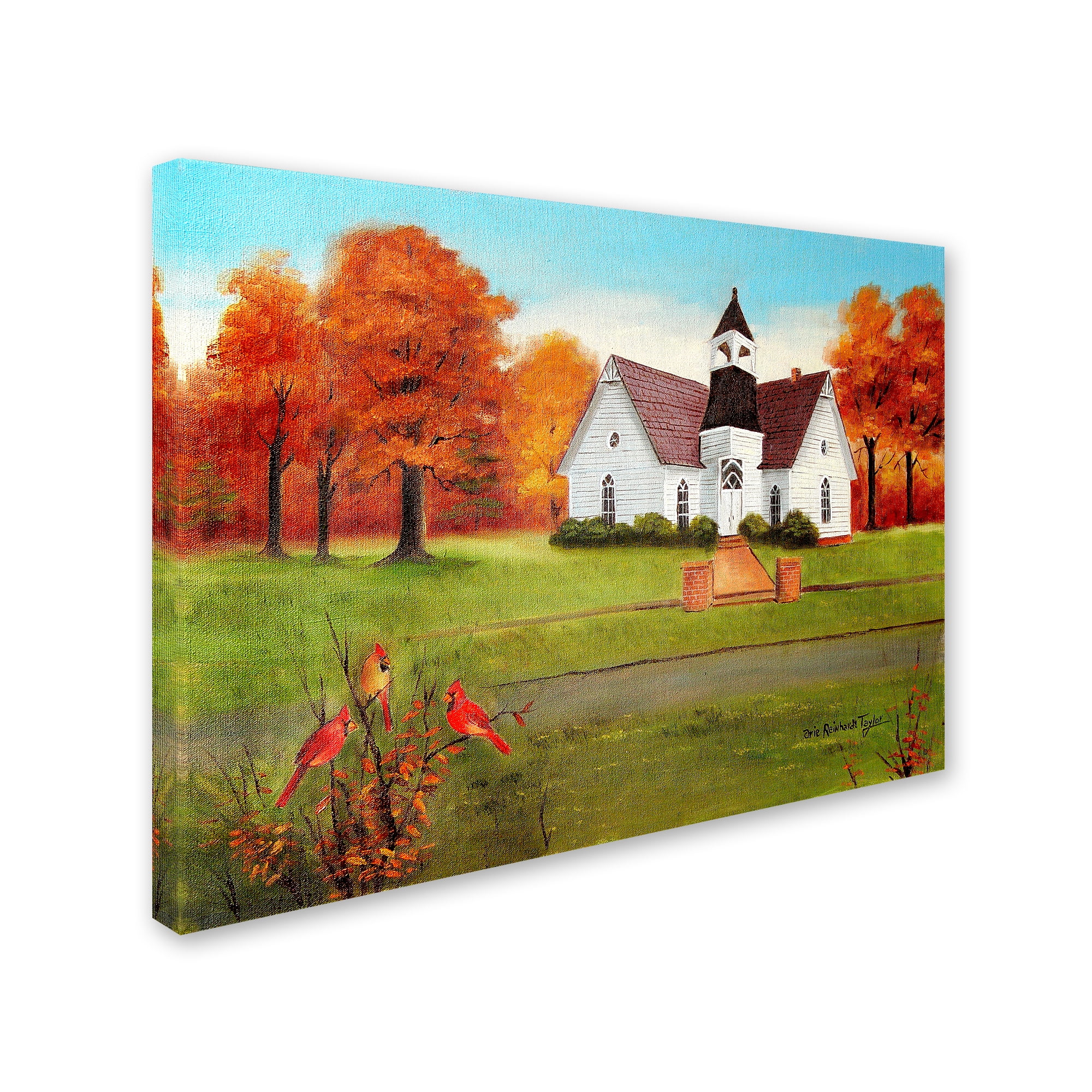 Trademark Fine Art 'St Pauls In Autumn' Canvas Art by Arie Reinhardt Taylor