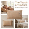 thumbnail image 4 of Unique Bargains 2 Pack Fabric Pillowcase Envelope Closure Wrinkle Resistant Coffee, 4 of 5