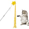 thumbnail image 1 of Cat Teaser Stick, Juguete Para Mascotas De Ejercicio, Teaser De Gato Amarillo Para Juguete Para Mascotas ANGGREK No, 1 of 7