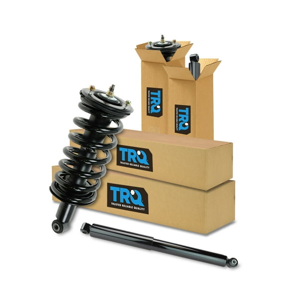 TRQ Loaded Shock Strut Spring Assembly Front Rear Kit Set 4pc for Titan 4WD SKA60971