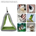thumbnail image 4 of Nido Triangular para Mascotas, Hamaca para Loros, Nido para pájaros, Nido para pájaros Triangular, Nido para pájaros de Franela, diseño a Prueba de Futuro, 4 of 8