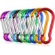 thumbnail image 1 of Clips de gancho de mosquetones multicolores, accesorios de acampada, hebilla para senderismo al aire libre, viajes, 10 Uds. oso de fresa Electrónica, 1 of 5