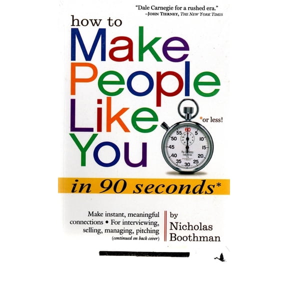 How to people make like you in 90 seconds, (Paperback)