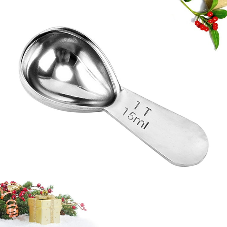 Source custom Square Silver Mini 304 Stainless Steel Measuring Spoons Scoops  for Kitchen Measuring Dry Liquid Ingredients on m.