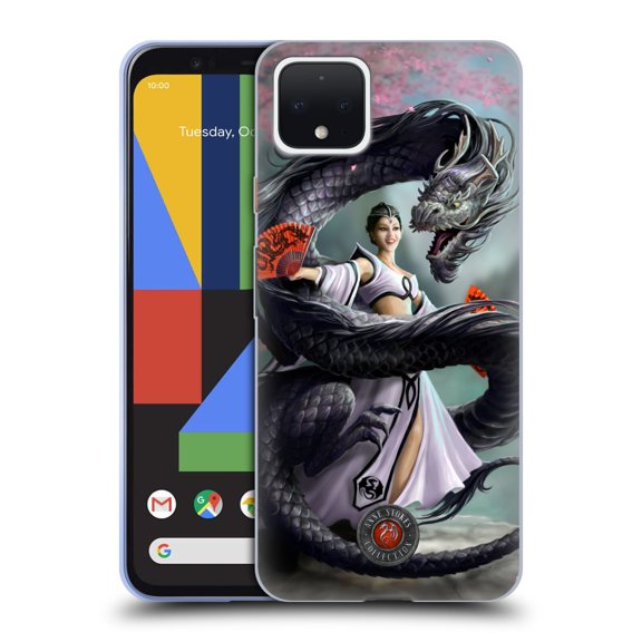 Head Case Designs Officially Licensed Anne Stokes Dragons 3 Dancer Soft Gel Case Compatible with Google Pixel 4