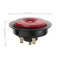 thumbnail image 2 of YSNOOWE 2Ud Bocina Universal 12V Con Tonos Alto Y Bajo Bocina Caracol Impermeable Y Fuerte Multicolor, 2 of 8