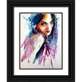 thumbnail image 1 of Kovacs, Anna Brigite 12x14 Black Ornate Wood Framed with Double Matting Museum Art Print Titled - Portrait of Beauty, 1 of 4