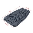 thumbnail image 6 of Keinxs ATV Breathable Black Motorcycle Seat Cushion with Seat Protector, 6 of 7