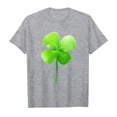 thumbnail image 4 of ChaoLingNeng Girls St. Patrick's Day Shirt Rainbow Short Sleeve Irish Top Round Neck Vacation Tops Sport Toddler Comfortable Green Party Top, 4 of 4
