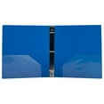thumbnail image 4 of JAM Paper Plastic 1 1/2 in Binders, 3 Metal Rings, Blue, 1/Pack, 4 of 6