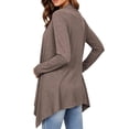 thumbnail image 4 of Enjoytime Lightweight Cardigans for Women Long Sleeve Open Front Cardigan Casual Fall Fashion Asymmetrical Hem Knit Coat, 4 of 6