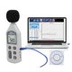 thumbnail image 4 of Medidor de nivel de sonido digital portátil/medidor de decibelios, 30 ~ 130 dB Probador de medición de ruido de decibelios Registrador de datos de decibelios con monitor de tiempo de análisis de datos kaili Sencillez, 4 of 5