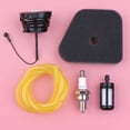 Air Filter Fuel Filter Line Hose Cap Spark Plug For Stihl FS90 FS100