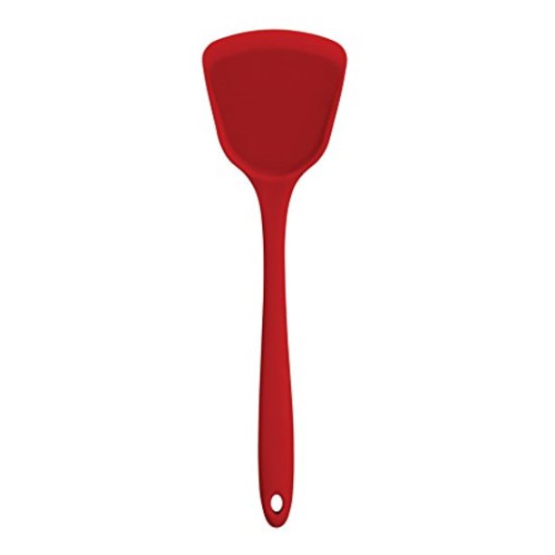 Helen's Asian Kitchen 97139 TurnerStir Fry Spatula, 13", Red