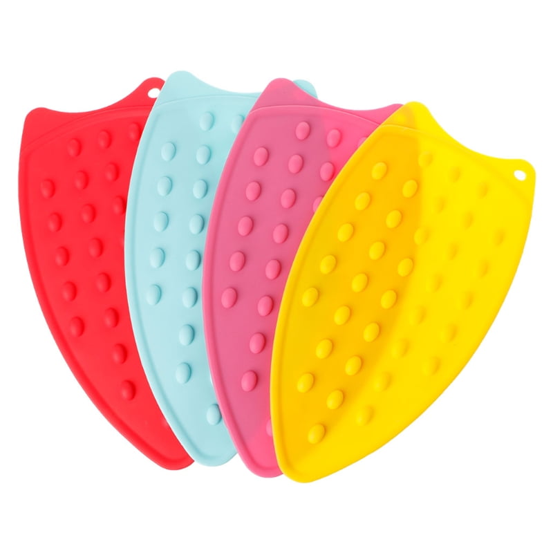 SILICONE HEAT RESISTANT IRON STAND REST HOLDER PAD ASSORTED 